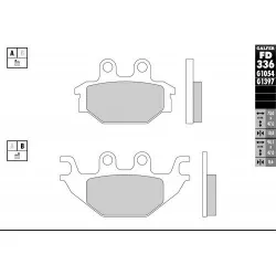 Τακάκια μοτοσυκλέτας Εμπρός / Πίσω Galfer SINTERED COMPOUND FD336G1397 Τακάκια μοτοσυκλέτας Εμπρός / Πίσω Galfer SINTERED COMPOUND FD336G1397