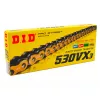 Αλυσίδα κίνησης μοτοσυκλέτας DID 530VX3 GOLD/BLK 116 συνδέσμων DID530VX3G&B116