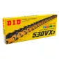 Αλυσίδα κίνησης μοτοσυκλέτας DID 530VX3 GOLD/BLK 110 συνδέσμων DID530VX3G&B110 thumb