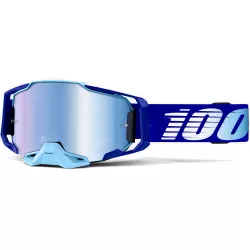 Μάσκα μηχανής motocross 100% ARMEGA ROYAL BLUE MIRROR Μάσκα μηχανής motocross 100% ARMEGA ROYAL BLUE MIRROR