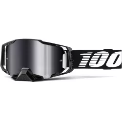 Μάσκα μηχανής motocross 100% ARMEGA SILVER FLASH MIRROR Μάσκα μηχανής motocross 100% ARMEGA SILVER FLASH MIRROR