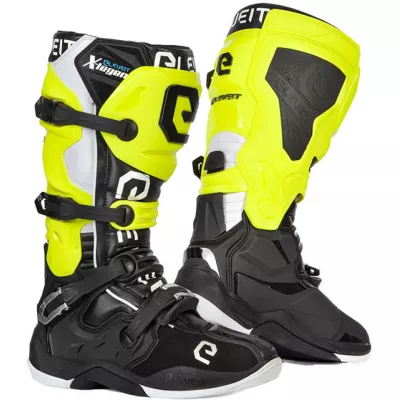 Μπότες μηχανής ELEVEIT X-LEGEND BLACK FLOU YELLOW