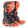 Μπότες μηχανής motocross ALPINESTARS TECH 10 Cool Gray/Orange Flourescent