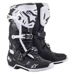 Μπότες μηχανής motocross ALPINESTARS TECH 10-BLACK/WHITE Μπότες μηχανής motocross ALPINESTARS TECH 10-BLACK/WHITE
