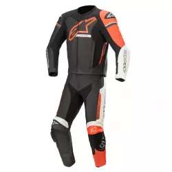 Δερμάτινη φόρμα αναβάτη ALPINESTARS GP FORCE V2 Black/White/Red Fluo Δερμάτινη φόρμα αναβάτη ALPINESTARS GP FORCE V2 Black/White/Red Fluo