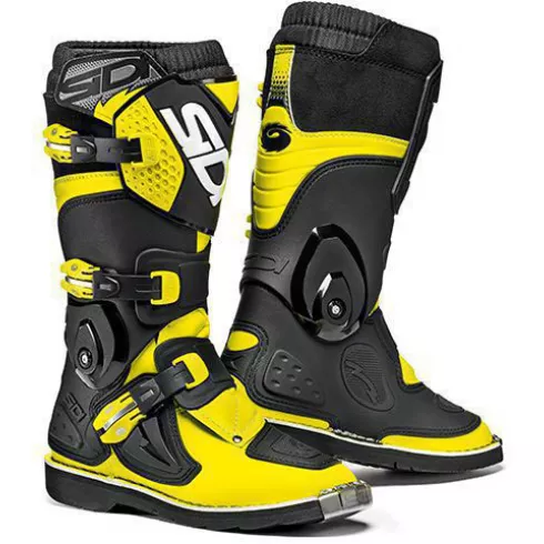 Παιδικές Μπότες μηχανής motocross SIDI FLAME BLACK-YELLOW FLOU Παιδικές Μπότες μηχανής motocross SIDI FLAME BLACK-YELLOW FLOU