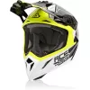 Κράνος motocross ACERBIS STEEL CARBON WHITE/YELLOW