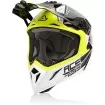 Κράνος motocross ACERBIS STEEL CARBON WHITE/YELLOW thumb