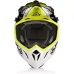 Κράνος motocross ACERBIS STEEL CARBON WHITE/YELLOW thumb