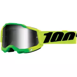 Μάσκα μηχανής motocross 100% ACCURI2 TRAVIS - MIRROR SILVER Μάσκα μηχανής motocross 100% ACCURI2 TRAVIS - MIRROR SILVER