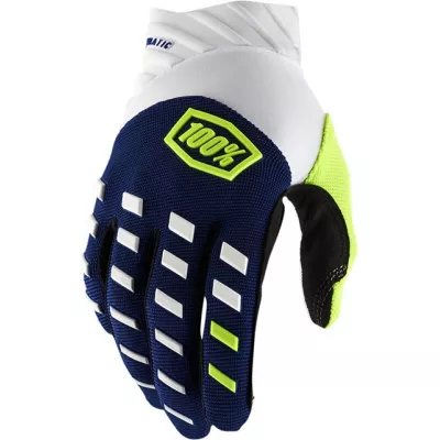 Γάντια μηχανής motocross 100% AIRMATIC 22 NAVY/WHITE