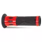 Χειρολαβές μοτοσυκλέτας PROGRIP Double Density 728 ALU OPEN ΜΑΥΡΟ/ΚΟΚΚΙΝΟ thumb