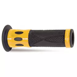 Χειρολαβές μοτοσυκλέτας PROGRIP Double Density 728 OPEN ENDS ΜΑΥΡΟ/ΧΡΥΣΟ