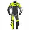 Δερμάτινη στολή μηχανής SPIDI DP-PROGRESSIVE PRO Black/Fluo