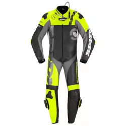 Δερμάτινη στολή μηχανής SPIDI DP-PROGRESSIVE PRO Black/Fluo Δερμάτινη στολή μηχανής SPIDI DP-PROGRESSIVE PRO Black/Fluo
