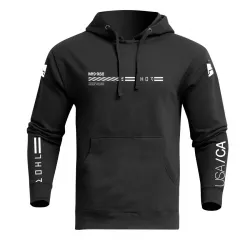 Φούτερ μηχανής THOR DIVISION ΜΑΥΡΟ PULLOVER Φούτερ μηχανής THOR DIVISION ΜΑΥΡΟ PULLOVER
