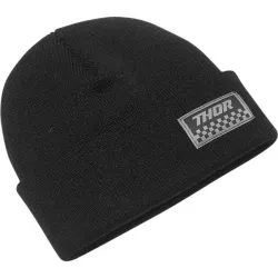 Καπέλο THOR CHECKERS ΜΑΥΡΟ BEANIE Καπέλο THOR CHECKERS ΜΑΥΡΟ BEANIE