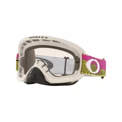 Μάσκα μηχανής motocross OAKLEY O Frame 2.0 Pro MX Goggle Rut City Pink Green Clear Lens Μάσκα μηχανής motocross OAKLEY O Frame 2.0 Pro MX Goggle Rut City Pink Green Clear Lens