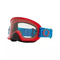 Μάσκα μηχανής motocross OAKLEY O Frame 2.0 Pro MX Goggle - Angle ΚΟΚΚΙΝΟ Clear