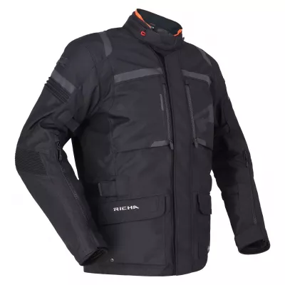 Μπουφάν μηχανής RICHA BRUTUS GORE-TEX ΜΑΥΡΟ