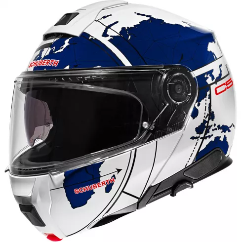 Κράνος μηχανής SCHUBERTH C5 GLOBE BLUE Κράνος μηχανής SCHUBERTH C5 GLOBE BLUE
