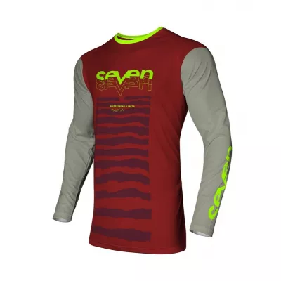 Μπλούζα μηχανής motocross SEVEN VOX SURGE MERLOT