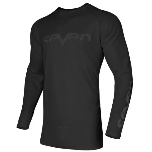 Μπλούζα μηχανής motocross SEVEN VOX STAPLE ΜΑΥΡΟ Μπλούζα μηχανής motocross SEVEN VOX STAPLE ΜΑΥΡΟ