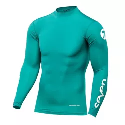 Μπλούζα μηχανής motocross SEVEN ZERO COMPRESSIONS AQUA Μπλούζα μηχανής motocross SEVEN ZERO COMPRESSIONS AQUA