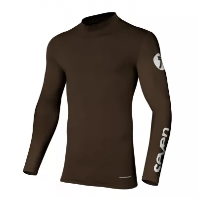 Μπλούζα μηχανής motocross SEVEN ZERO COMPRESSIONS BRANDY