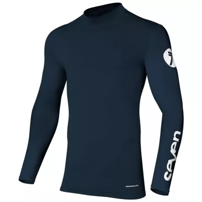 Μπλούζα μηχανής motocross SEVEN ZERO COMPRESSIONS LASER CUT NAVY
