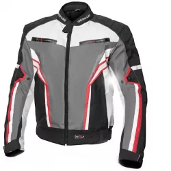 Μπουφάν μηχανής ADRENALINE SOLA 2.0 ΜΑΥΡΟ/ΓΚΡΙ/ΚΟΚΚΙΝΟ