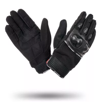 Γάντια μηχανής ADRENALINE MESHTEC 2.0 ΜΑΥΡΟ
