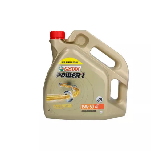 Λάδι μηχανής CASTROL POWER 1 4T 15W50 4L Λάδι μηχανής CASTROL POWER 1 4T 15W50 4L