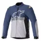 Μπουφάν μηχανής ALPINESTARS SMX Waterproof GREY/NAVY BLUE thumb