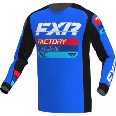 Μπλούζα μηχανής motocross FXR CLUTCH MX23 ΜΑΥΡΟ/ΜΠΛΕ/ΚΟΚΚΙΝΟ