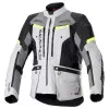 Μπουφάν μηχανής ALPINESTARS Bogota Pro Drystar® GREY/FLUO GREY/YELLOW