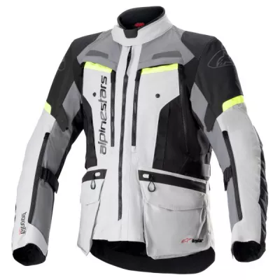Μπουφάν μηχανής ALPINESTARS Bogota Pro Drystar® GREY/FLUO GREY/YELLOW