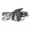 Γυναικεία δερμάτινα γάντια μηχανής ALPINESTARS STELLA SP-8 V3 BLACK/WHITE