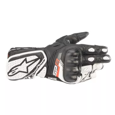 Γυναικεία δερμάτινα γάντια μηχανής ALPINESTARS STELLA SP-8 V3 BLACK/WHITE