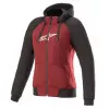 Γυναικείο φούτερ ALPINESTARS Stella Chrome Sport BLACK/RED