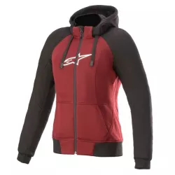 Γυναικείο φούτερ ALPINESTARS Stella Chrome Sport BLACK/RED Γυναικείο φούτερ ALPINESTARS Stella Chrome Sport BLACK/RED