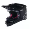 Κράνος μηχανής motocross ALPINESTARS SM10 SOLID BLACK CARBON