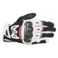 Γυναικεία γάντια μηχανής ALPINESTARS SMX-2 AIR CARBON V2 BLACK/WHITE/FUCH thumb