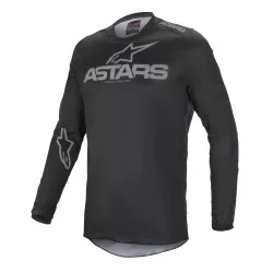 Μπλούζα μηχανής motocross ALPINESTARS Fluid Graphite S21 BLACK/GREY Μπλούζα μηχανής motocross ALPINESTARS Fluid Graphite S21 BLACK/GREY