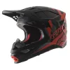 Κράνος motocross ALPINESTARS SM8 Echo BLACK/FLUO GREY/RED