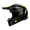 Κράνος μηχανής UFO INTREPID BLACK/NEON YELLOW