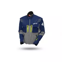 Μπουφάν μηχανής Enduro UFO TAIGA BLUE/NEON YELLOW Μπουφάν μηχανής Enduro UFO TAIGA BLUE/NEON YELLOW