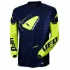 Μπλούζα μηχανής motocross UFO KIMURA BLUE/NEON YELLOW