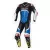Δερμάτινη στολή μηχανής ALPINESTARS GP TECH V4 ΜΑΥΡΟ/ΜΠΛΕ/ΚΙΤΡΙΝΟ
