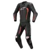Δερματινη στολή αναβάτη ALPINESTARS Coveralls MISSILE V2 BLACK/FLUO RED